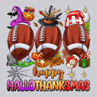 Happy Hallothanksmas Football Heavyweight Sweatshirt | Teevron