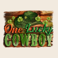 One Lucky Cowboy St. Patrick's Day Zipper Hoodie | Teevron
