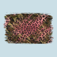 Camouflage Pink Leopard Background Ladies Tee | Teevron