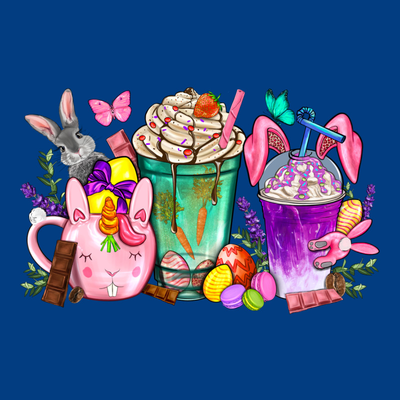 Easter Coffee Cups With Bunny Premium Sweatshirt by BundleAndBundleShop | Teevron