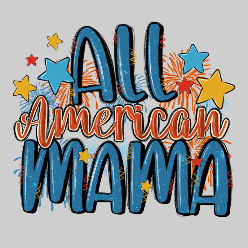 All American Mama Premium Tee by MaliasSmallBusiness | Teevron