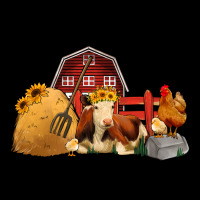 Red Barn Farm Animals Ladies Tee | Teevron