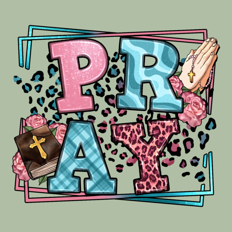 Pray Leopard Frame Urban Heavy Tee by LillyAllenDesigns | Teevron