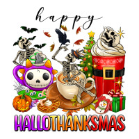 happy hallothanksmas skeleton coffee cups | Teevron