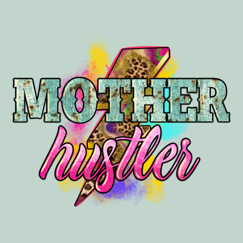 Mother Hustler Lightning Bolt Mother's Day Zipper Hoodie by HowdyJamesFarm | Teevron