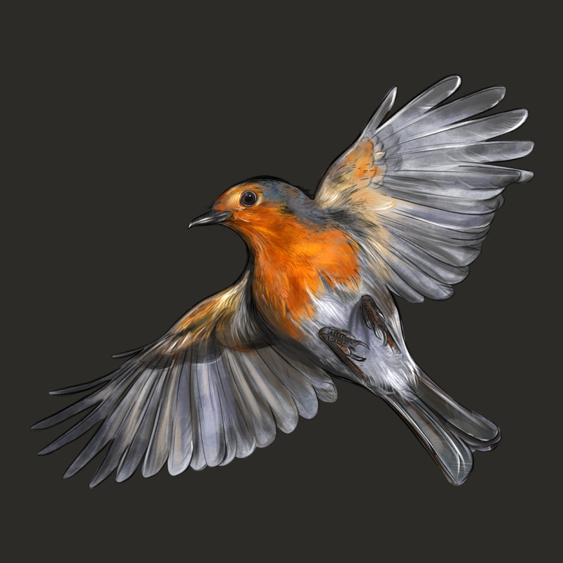 Flying American Robin Heavy Core Tee by LillyAllenDesigns | Teevron