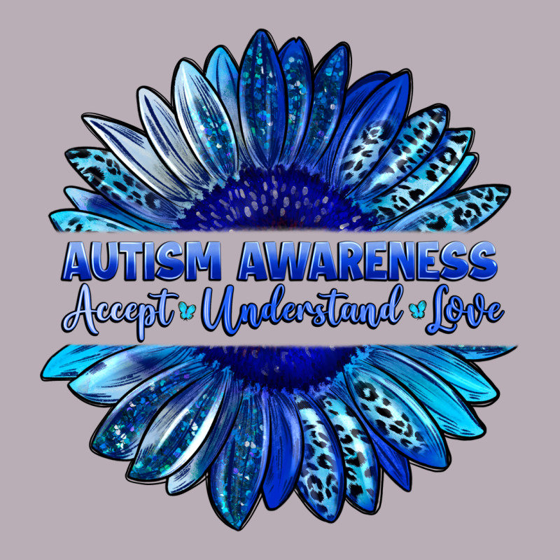 Autism Awareness Accept Understand Love Blue Vintage Tee by LillyAllenDesigns | Teevron