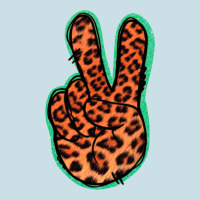 Orange Leopard Peace Sign Ladies Tee | Teevron