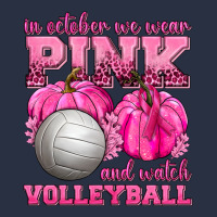 In October We Wear Pink And Watch Volleyball Heavyweight Sweatshirt | Teevron