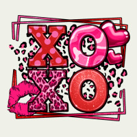 Xoxo Valentine's Day Leopard Frame Urban Heavy Tee | Teevron