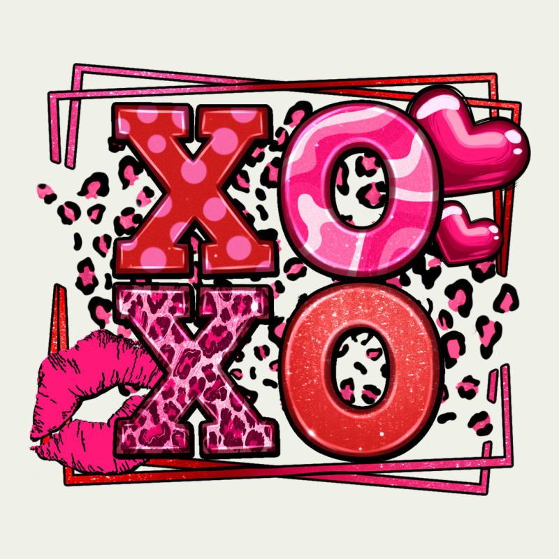 Xoxo Valentine's Day Leopard Frame Urban Heavy Tee by LillyAllenDesigns | Teevron