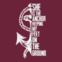 She Is The Anchor Keeping My Feet On The Ground Long Sleeve Tee | Teevron