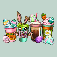 Easter Coffee Cups Easter Day Zipper Hoodie | Teevron