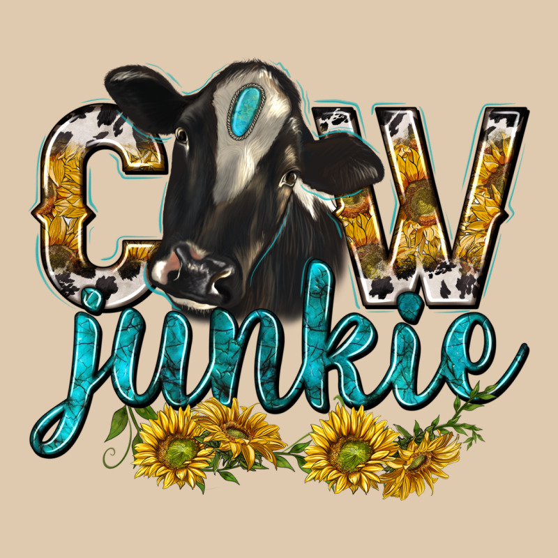Cow Junkie With Cow Heavyweight Sweatshirt by texasbilliewilder | Teevron