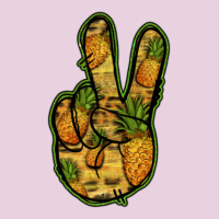 Pineapple Peace Sign Ladies Tee | Teevron