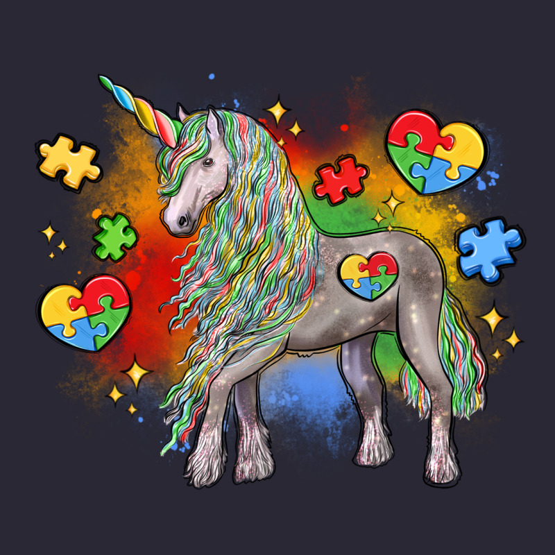Autism Unicorn Vintage Tee by LillyAllenDesigns | Teevron