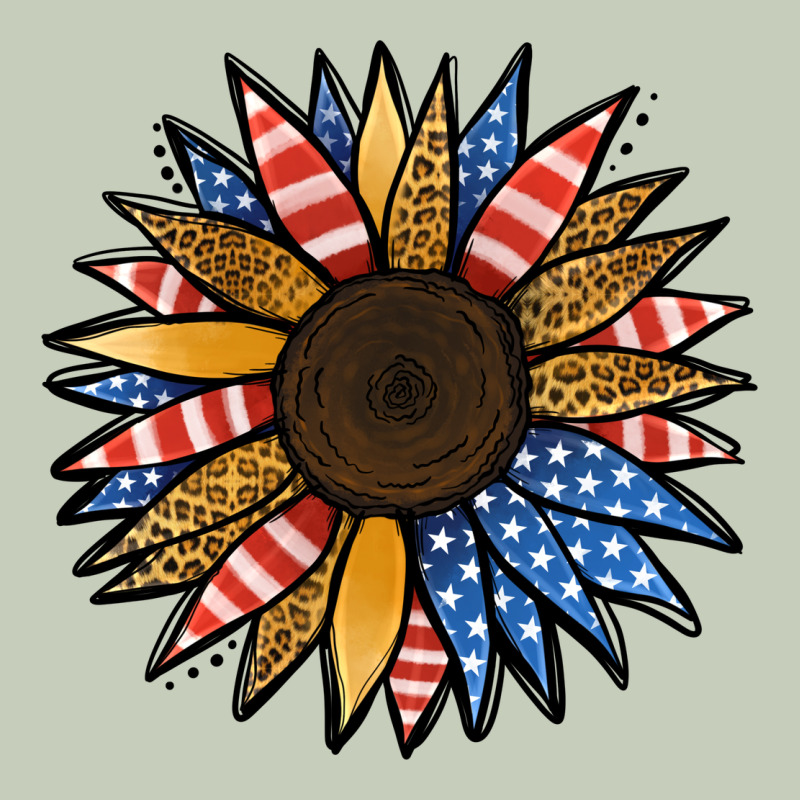 Patriotic Sunflower Ladies Tee by Jasminsmagicworld | Teevron