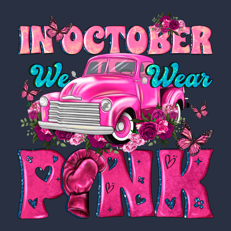 In October We Wear Pink Truck Heavyweight Sweatshirt by texasbilliewilder | Teevron