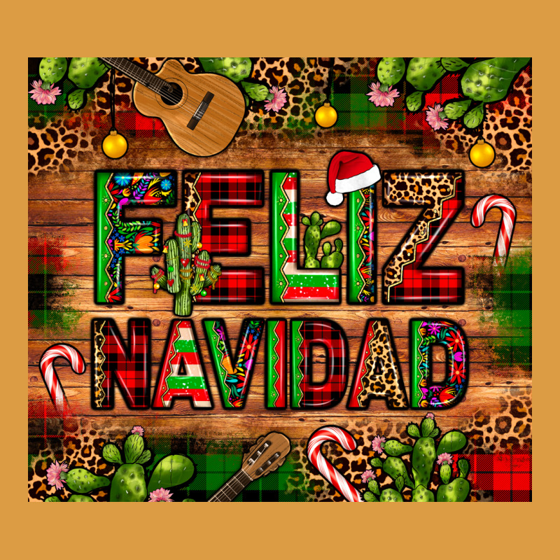 Feliz Navidad Christmas Cactus Leopard Urban Heavy Tee by JahusDesignShop | Teevron