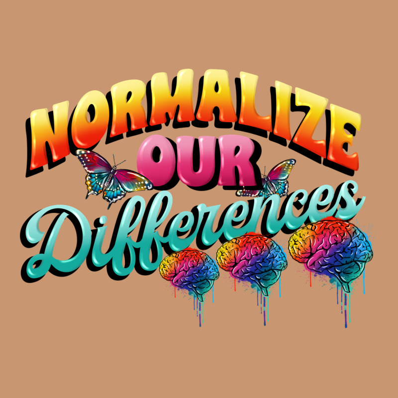 Normalize Our Differences Autism Heavyweight Hoodie by FaDigitalArtStudio | Teevron
