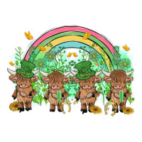 st patrick's day baby highland cow | Teevron