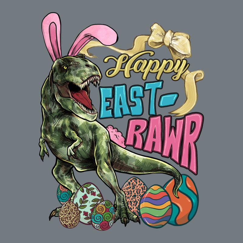 Happy Easter Day T-rex Heavyweight Sweatshirt by NancyCooperArtShop | Teevron