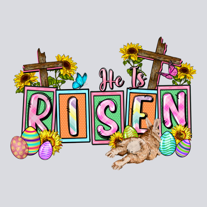 He Is Risen Easter  Easter Day Zipper Hoodie by CowGirlArtShop | Teevron