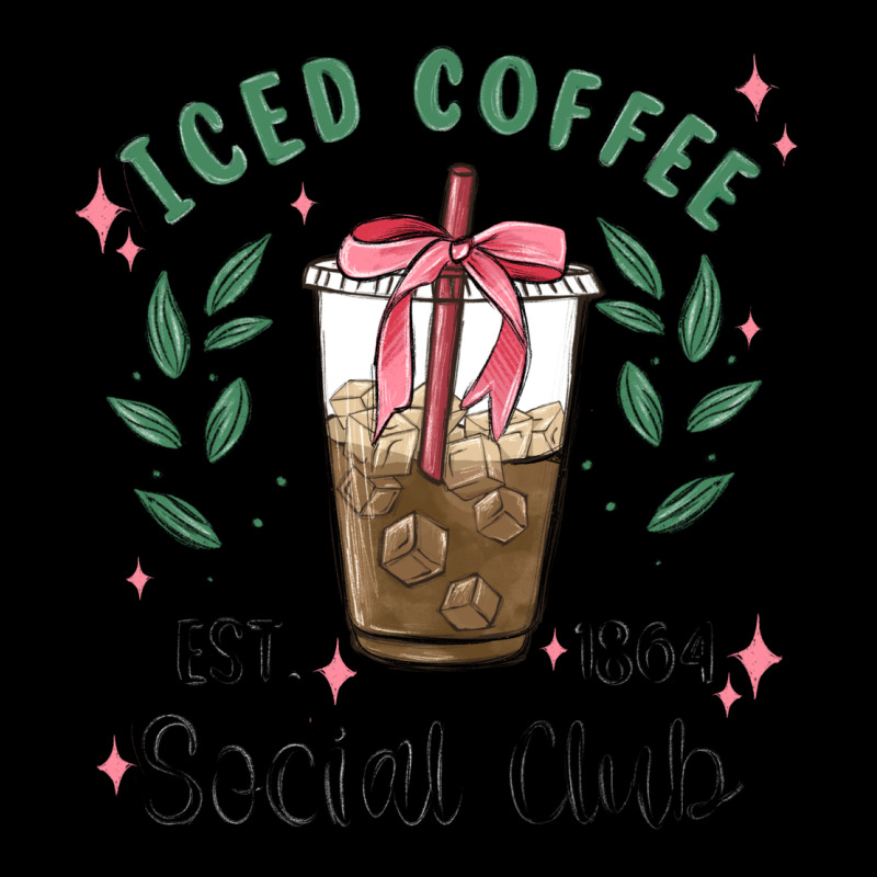 Iced Coffee Social Club Premium Tee by MaliasSmallBusiness | Teevron