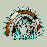 Blessed Rainbow Cowhide Aztec Ladies Tee | Teevron