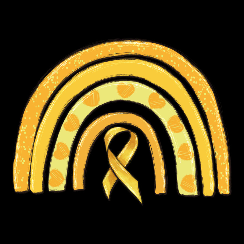 Childhood Cancer Awareness Rainbow Premium Tee by MaliasSmallBusiness | Teevron