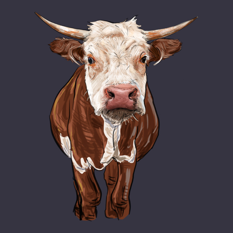 Hereford Cow Vintage Hoodie by RanaPortraitStore | Teevron