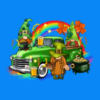 St. Patrick's Day Truck With Gnomies Zipper Hoodie | Teevron