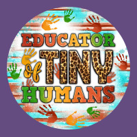 Educator Of Tiny Humans Round Earring Vintage Hoodie | Teevron