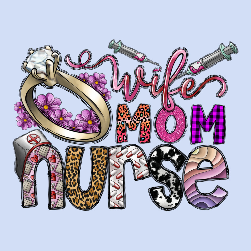 Wife Mom Nurse Urban Hoodie by SublimationCraftShop | Teevron