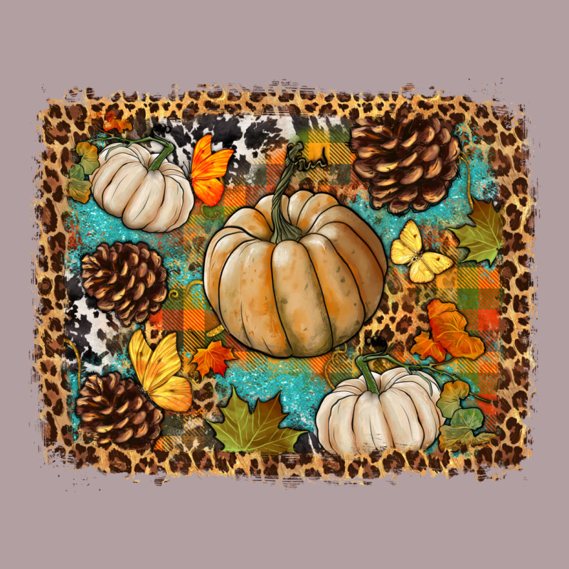 Fall Pumpkin Background Vintage Hoodie by BundleAndBundleShop | Teevron
