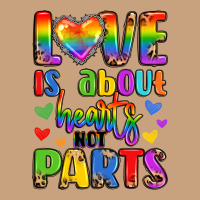 Love Is About Hearts Not Parts Vintage Tee | Teevron