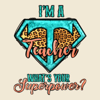 I'm A Teacher What's Your Superpower Leopard Ladies Tee | Teevron