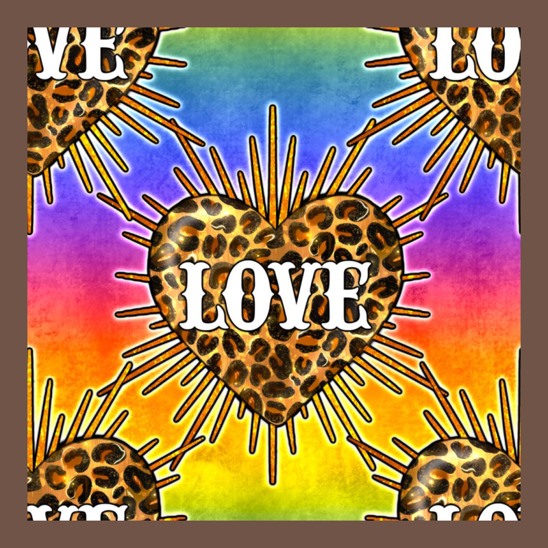 Pride Lgbtq Leopard Love Heart Seamless Pattern Premium Sweatshirt by BundleAndBundleShop | Teevron