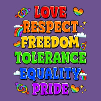 Love Respect Freedom Tolerance Equality Pride Vintage Tee | Teevron
