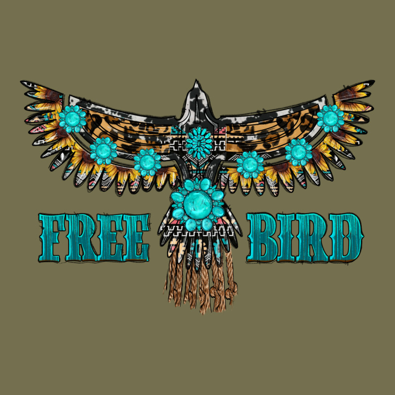 Turquoise Freebird Vintage Hoodie by RanaPortraitStore | Teevron