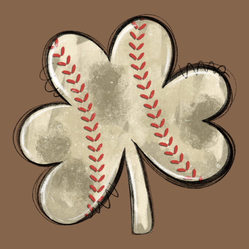 Baseball Distressed Shamrock Premium Tee by MaliasSmallBusiness | Teevron