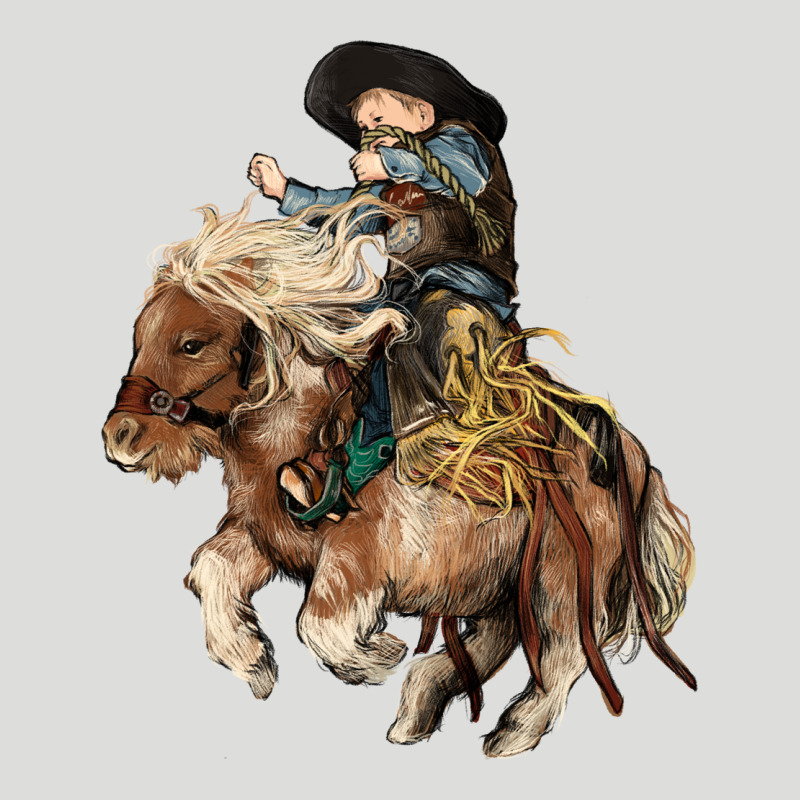 Midilli Little Cowboy Kid Rodeo Zipper Hoodie by HowdyJamesFarm | Teevron