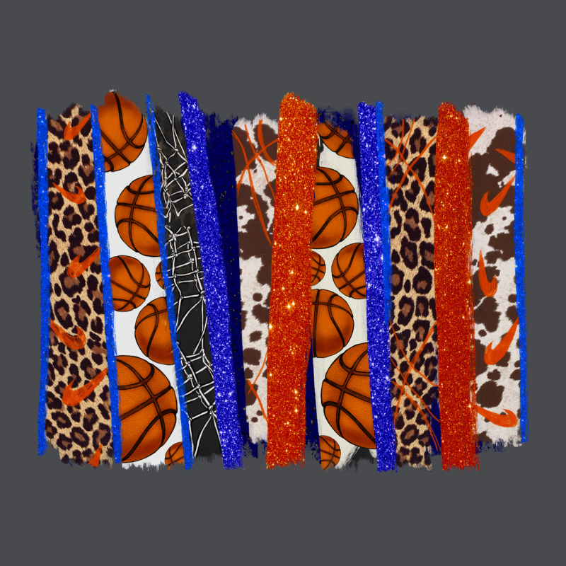 Basketball Brushstroke Zipper Hoodie by HowdyJamesFarm | Teevron