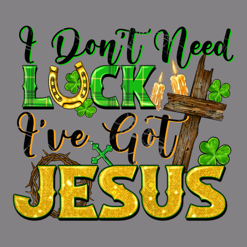 I Don't Need Luck I've Got Jesus St. Patricks Day Heavyweight Hoodie by FaDigitalArtStudio | Teevron