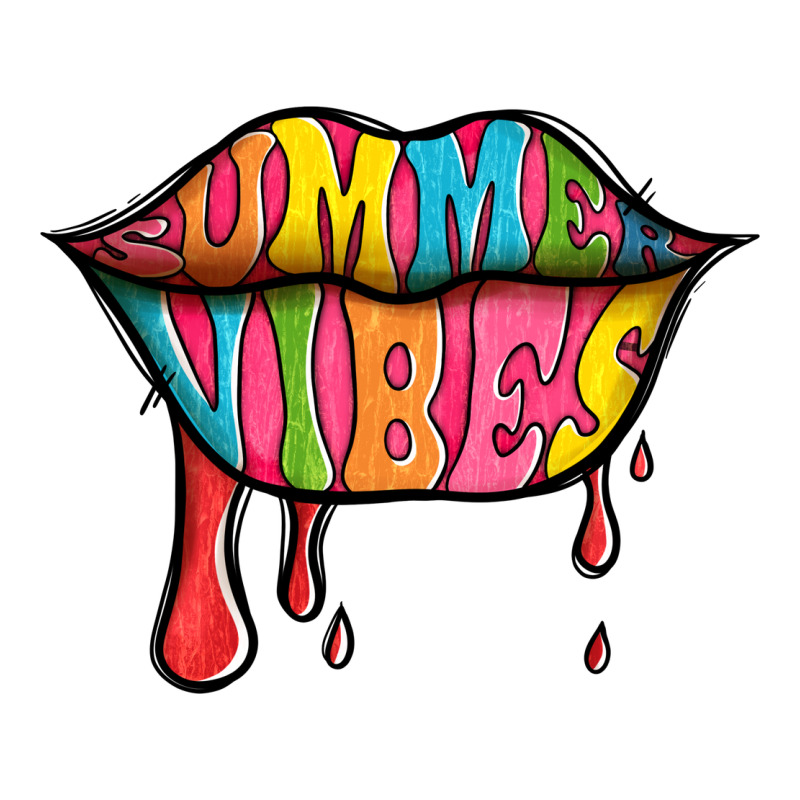 Summer Vibes Lips Ladies Tee by Jasminsmagicworld | Teevron