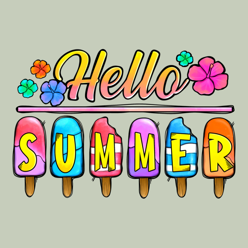 Hello Summer Popsicles Ladies Tee by Jasminsmagicworld | Teevron