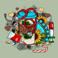 Christmas Sunflower Gemstone Nurse Urban Heavy Tee | Teevron