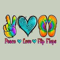 Peace Love Flips Flops Ladies Tee | Teevron