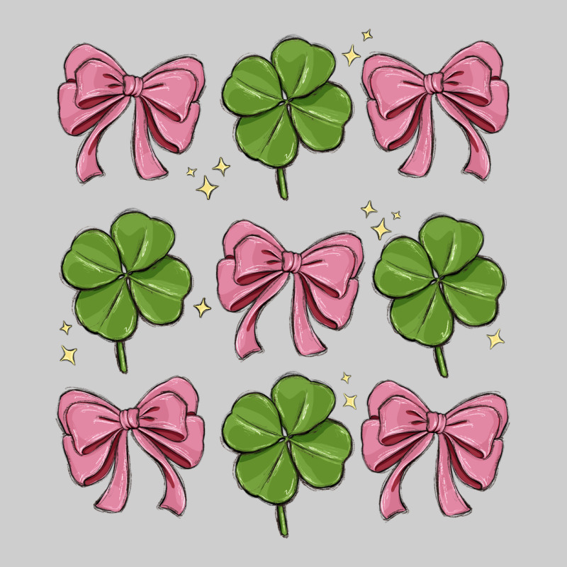 Coquette Bow Clover St. Patrick's Day Premium Tee by MaliasSmallBusiness | Teevron