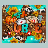 Pumpkin Nurse With Sunflower Heavy Core Tee | Teevron
